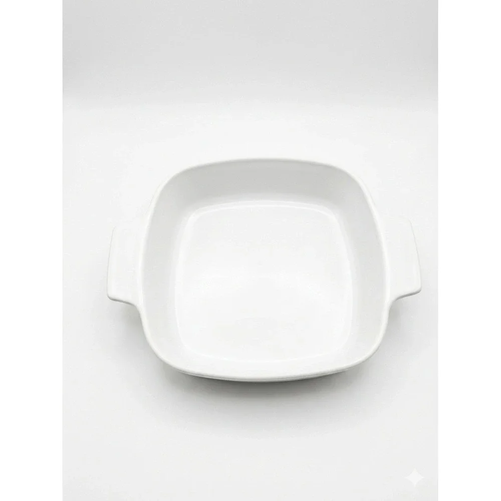 CorningWare Summer Blush Pansy 1L Square Casserole Dish A-1-B‎ Glass Lid USA Vtg